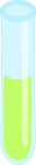 Kawaii test tube with liquid - REMIXED